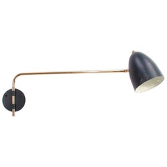 Vintage Mid-Century French Swivelling Potence Wall Lamp Sconce, 1950s