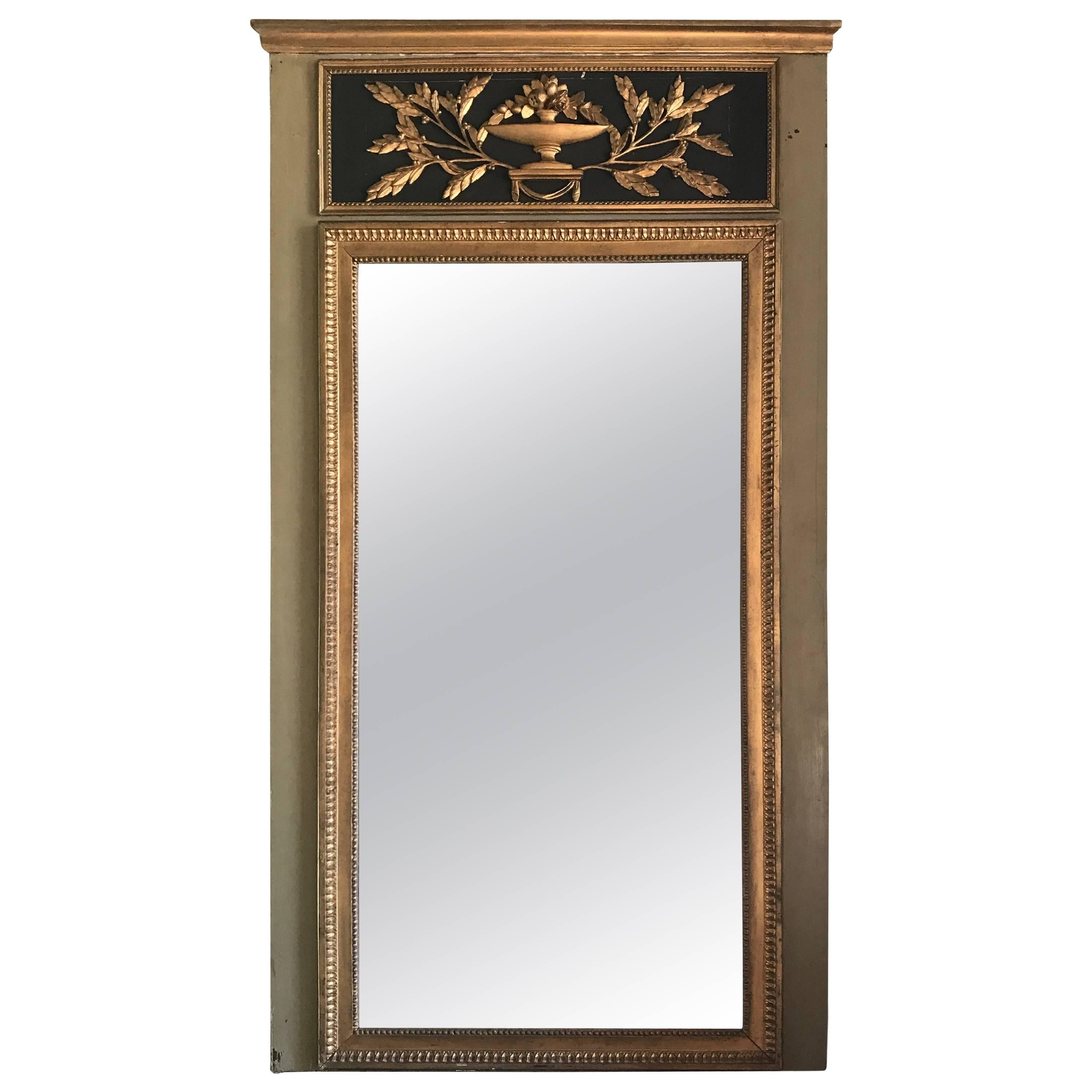Early 19th Century Trumeau Mirror For Sale