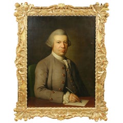 Georgian Portrait of a Gentleman in a Period Frame