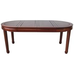 1960s Ming Style Rosewood Dining Table with Two Leaves 11