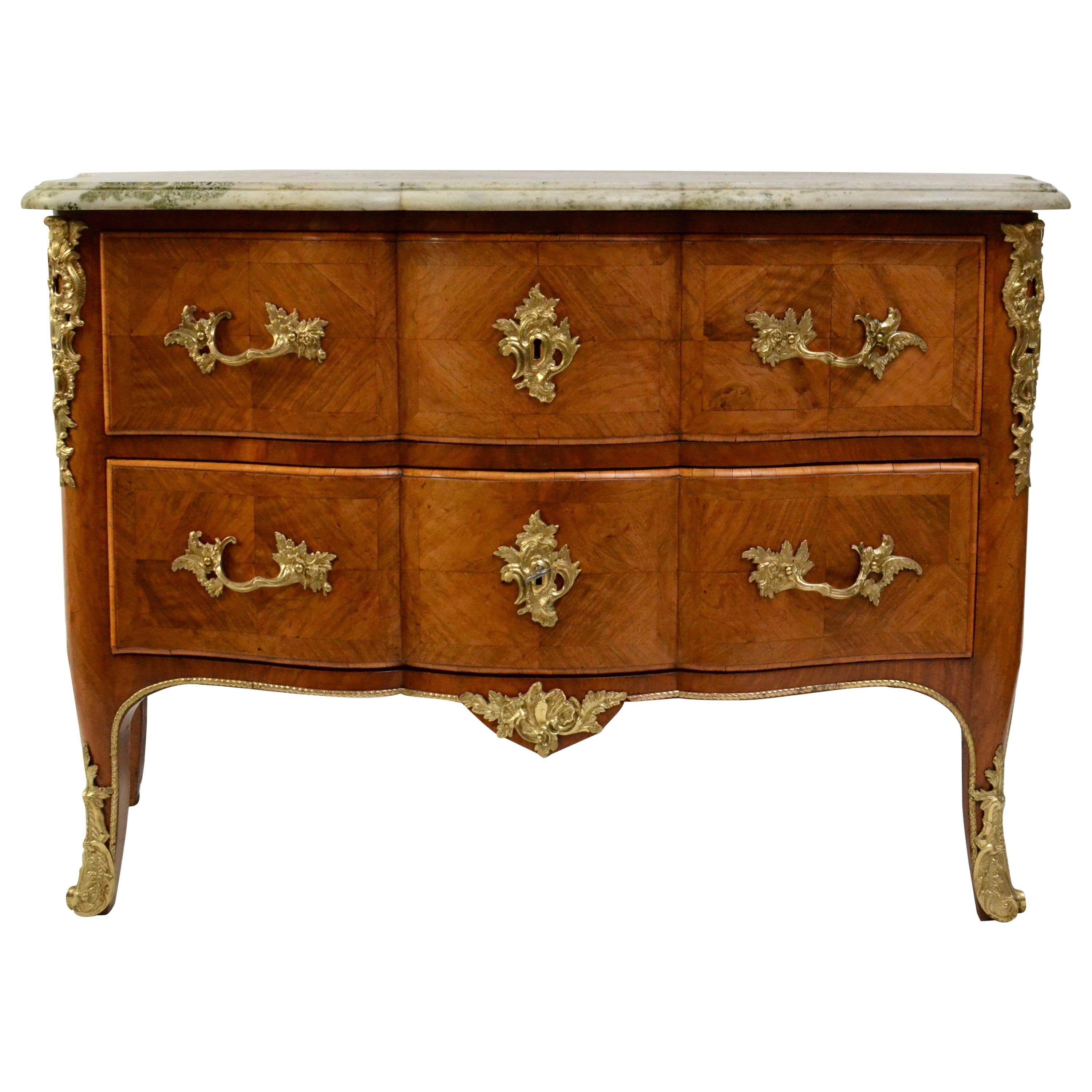 Important Swedish Rococo ''Commode en Console by Olof Martin Active 1736-1764