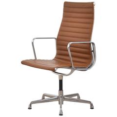 Vintage Eames Aluminum Group Armchair by Herman Miller