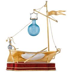 Saint Louis French Crystal Nef Centerpiece 5
