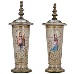 Moser Bohemian Glass Pokals