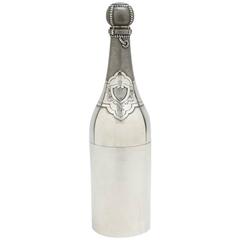Retro Champagne Bottle Cocktail Shaker