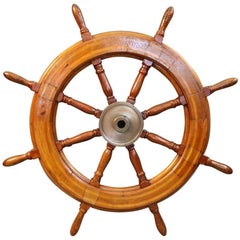 Vintage Authentic Ship's Wheel