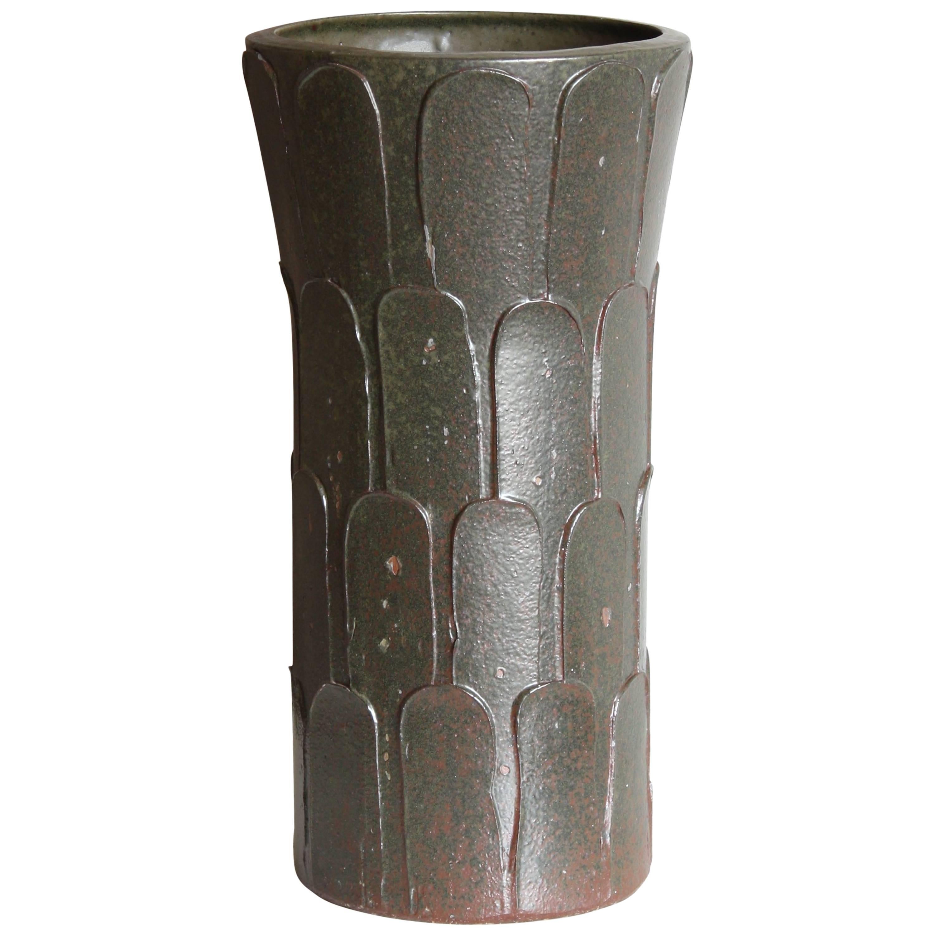Large Umbrella Stand or Pot by David Cressey for Architectural Pottery