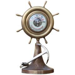 Vintage Aneroid Barometer by Watrous
