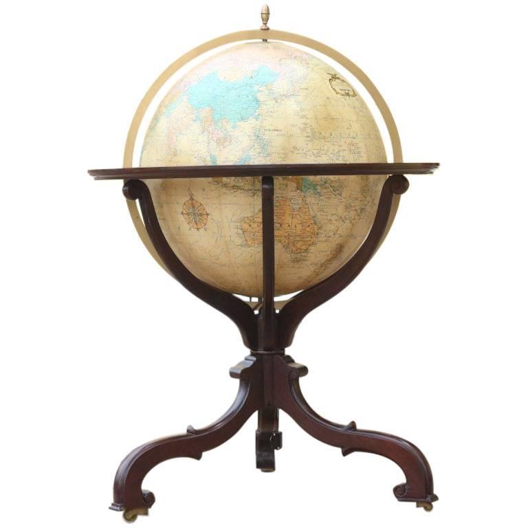 20th Century Reploggle Globe At 1stdibs 20th Century Reploggle Globe For