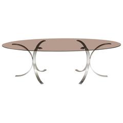 Borsani Style Mid-Century French Chrome Dining Table, 1970s 12