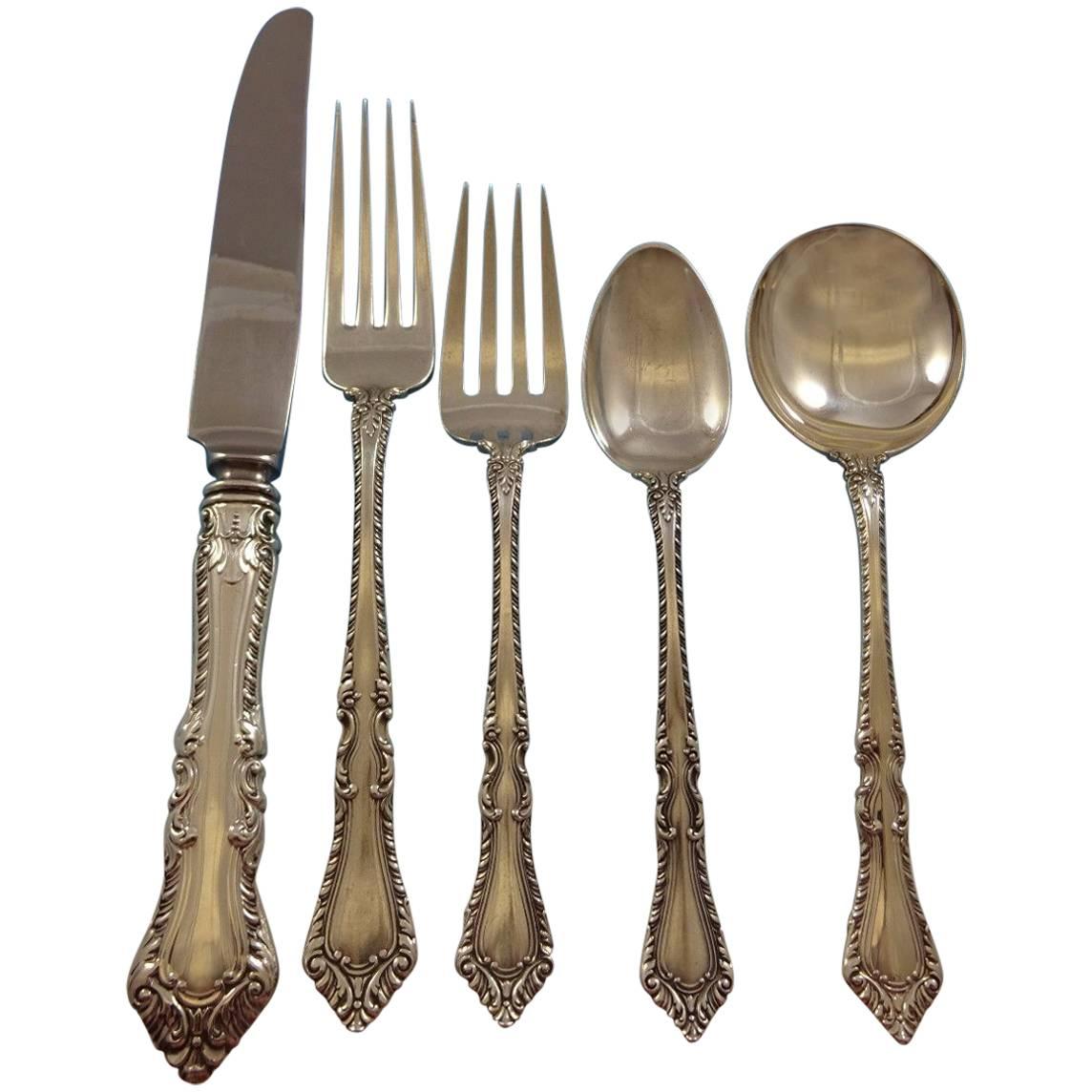 Foxhall by Watson Sterling Silver Flatware Service for 8 Set 56 Pieces For Sale