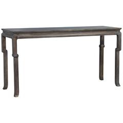 Hickory Chair Ceylon Console in Grey