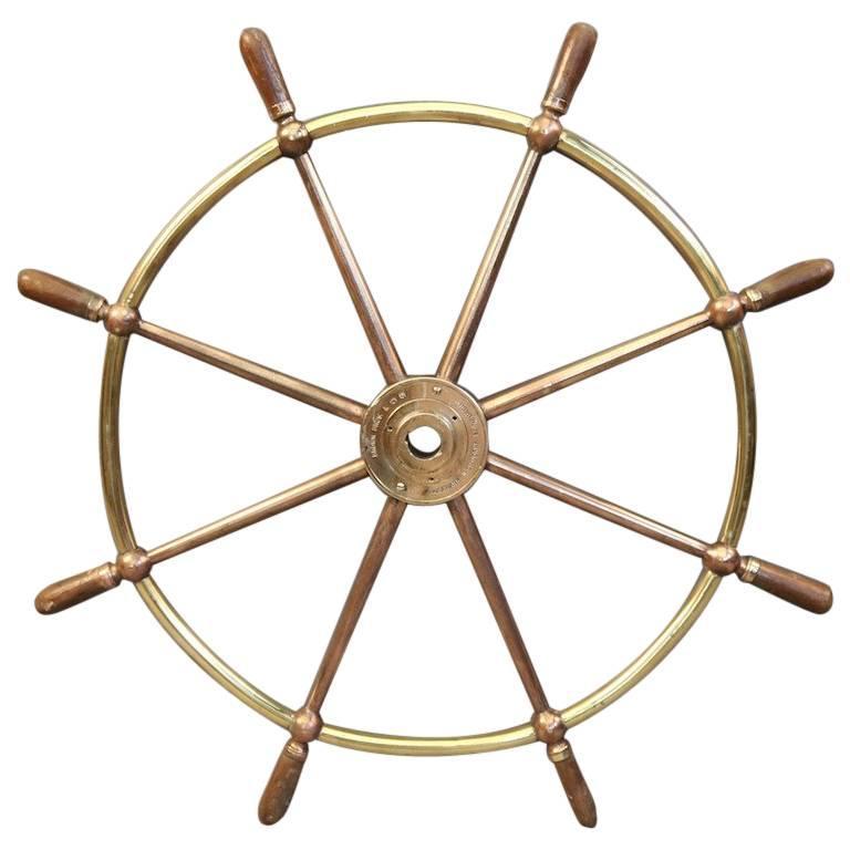 Authentic Brass Wheel at 1stDibs
