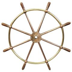 Antique Authentic Brass Wheel