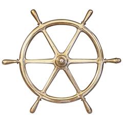 Brass Yacht Wheel