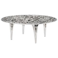 Sedona Stainless Steel Round Coffee Table by Janne Kyttanen 9