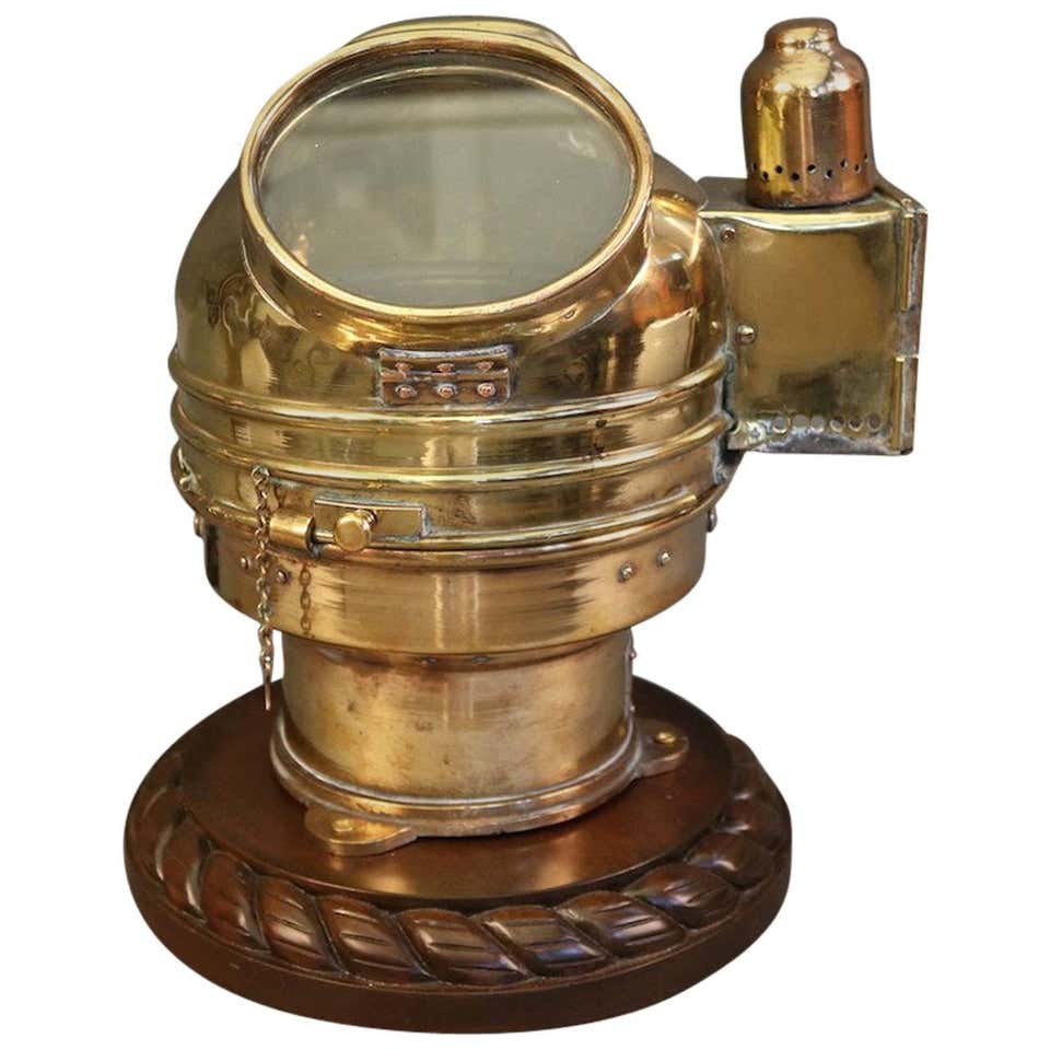Copper Lifeboat Compass, American, C. 1970's For Sale at 1stDibs