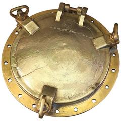 Vintage Massive Brass Porthole