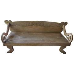 Andrianna Shamaris Teak Wood Daybed