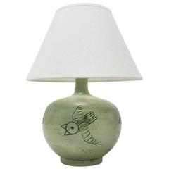 Ceramic Lamp by Jacques Blin, circa 1950