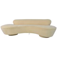 Vladimir Kagan Cloud or Serpentine Sofa by Directional