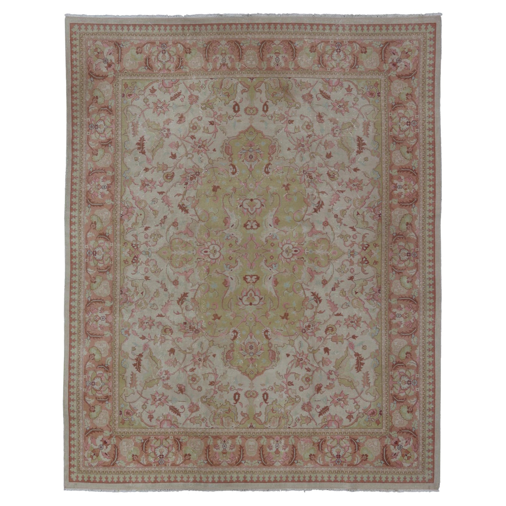 Keivan Woven Arts grand tapis indien Amritsar vintage en vente