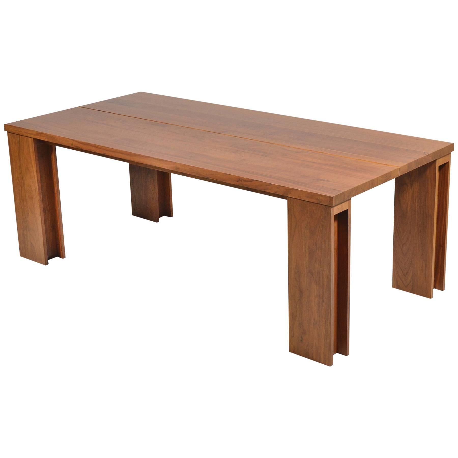 De La Espada „Long“-Tisch aus schwarzem Nussbaumholz