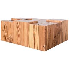 Pine Coffee Cube Table by Uhuru Design 10