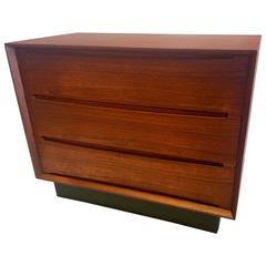 Danish Modern Teak Triple Dresser Drawer by Dyrlund