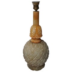 Alabaster Pineapple Table Lamp