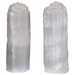 Pair of Quartz Table Lamps 8