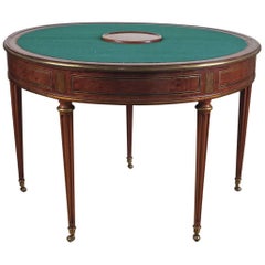 Used Fine Louis XVI Brass Mounted Ebony & Acajou Games Table by Godefroy Dester