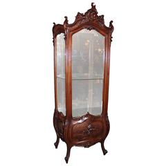 20th Century Louis XV Style French Vitrine