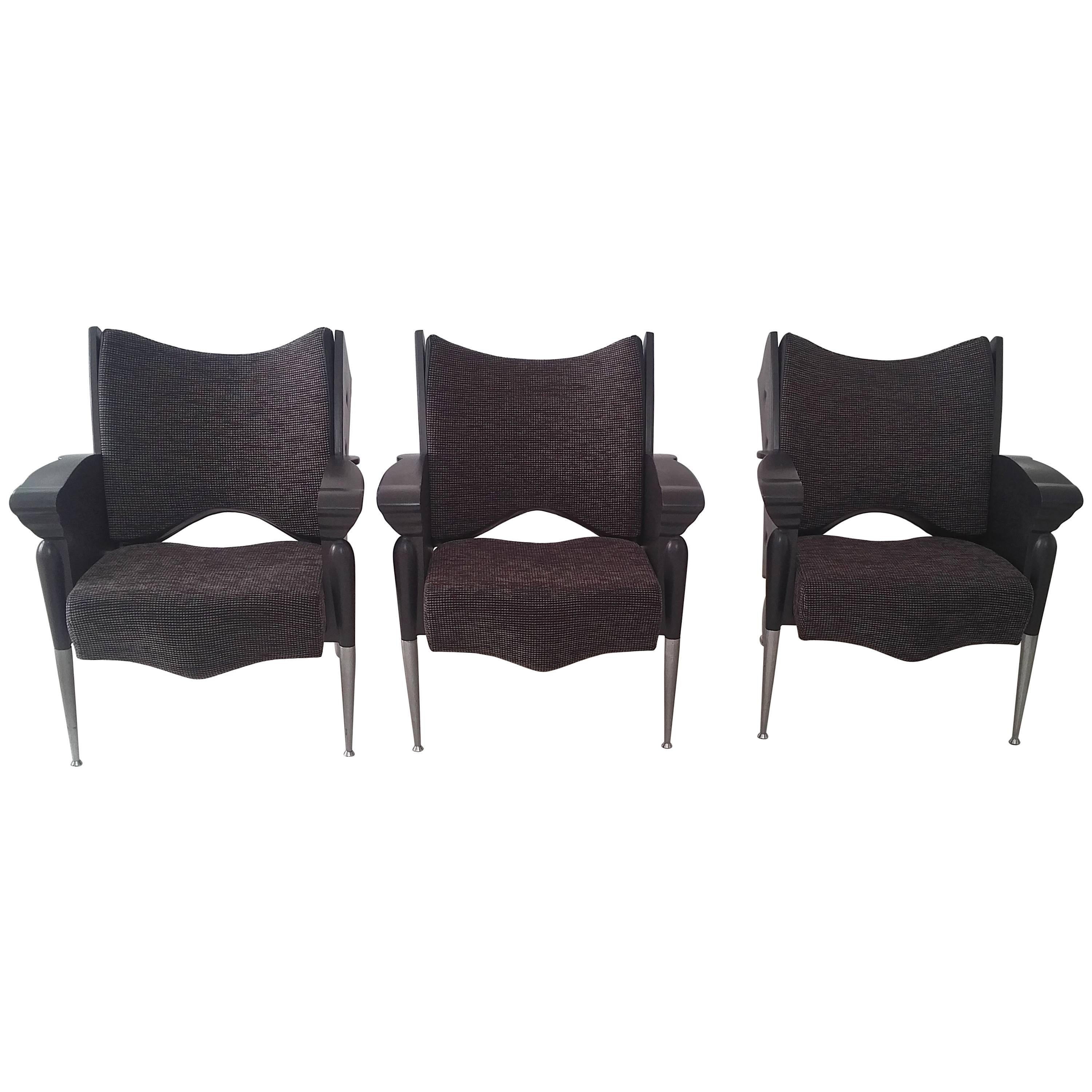 Set of Three Bořek Šípek "Maletak" Chairs For Sale