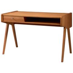 Helmut Magg Small Wooden Writing Desk, Germany, 1950s 1