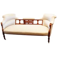 Victorian Inlaid Rosewood Double Ended Sofa