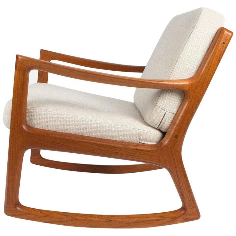 Ole Wanscher Senator Teak Rocking Chair at 1stDibs ole