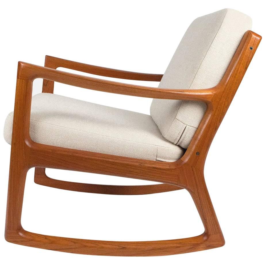 Ole Wanscher 
Senator
 Teak Rocking Chair
