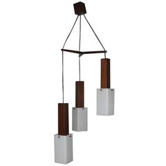 Midcentury Italian Chandelier, Harvey Guzzini, 1960s 4