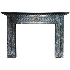 Large Antique Regency Portoro Marble Chimneypiece 1
