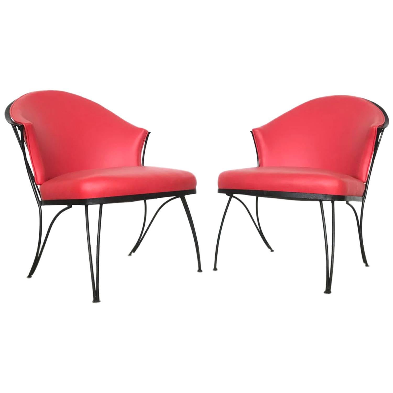 Pair of Woodard Lounge Chairs