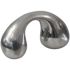 20th Century Scandinavian Modern Polished Steel Sculpture Peter & Eva Moritz