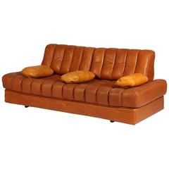 Vintage DS 85 Brown Leather Daybed from De Sede, 1960s