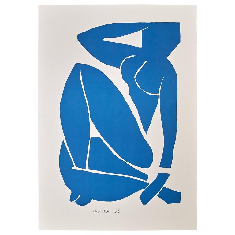 Henri Matisse Nu Bleu III Lithograph For Sale at 1stdibs