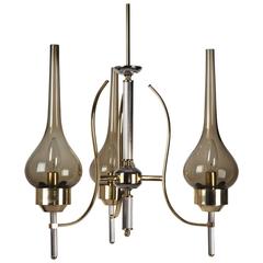 Italian Glass Chandelier, circa 1960 11