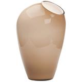 Large Vintage Schott Zweisel Overlay Glass Vase 20th Century