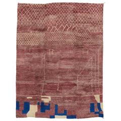 Contemporary Boho Chic Moroccan Rug with Modern Tribal Design