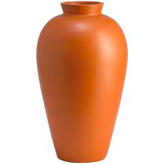 Vintage 1950s Monumental Terracotta Vase by Upsala-Ekeby