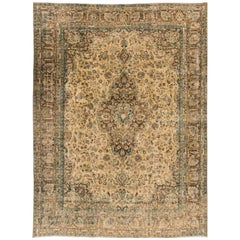 Fesselnder prächtiger persischer Täbriz-Teppich