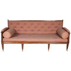 Regency Gothic Caned Oak Sofa Attributed to James Wyatt